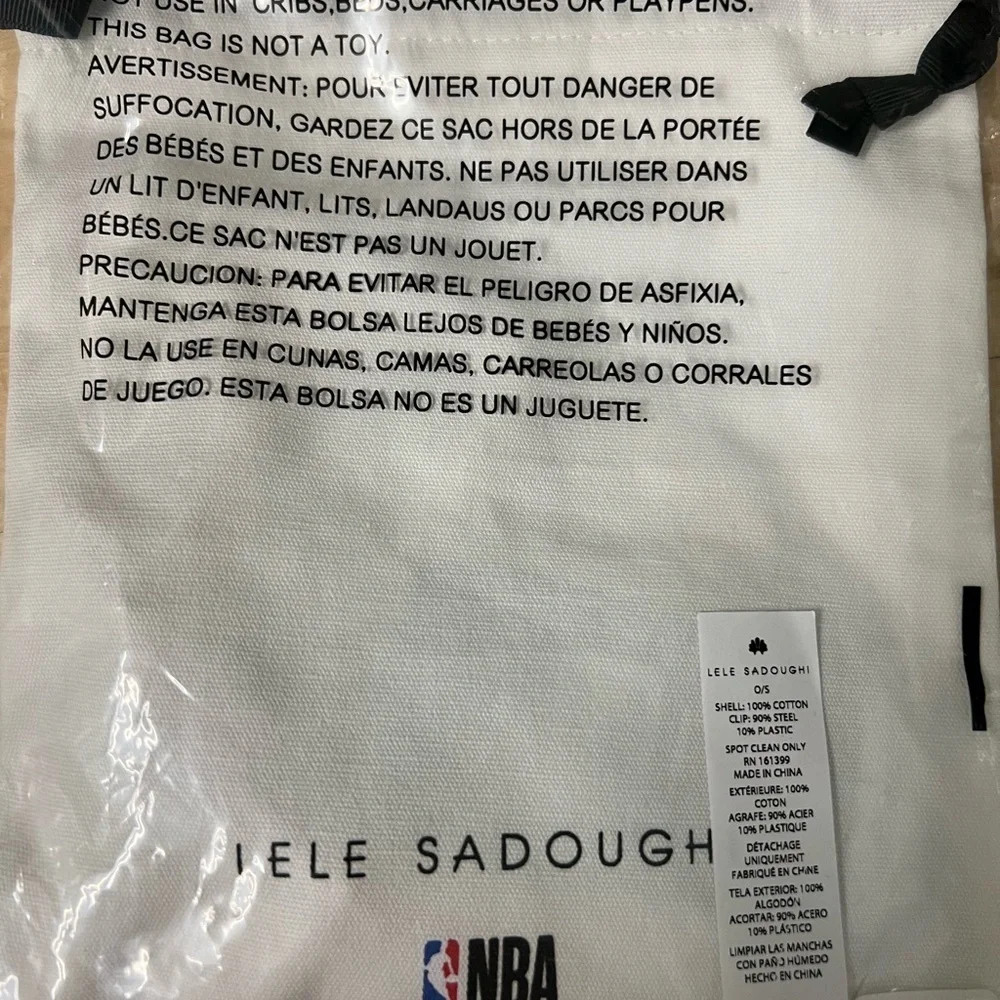 Lele Sadoughi NBA Lakers Hair Bow - Cream Purple::LIMITED EDITION 🏀 NWT